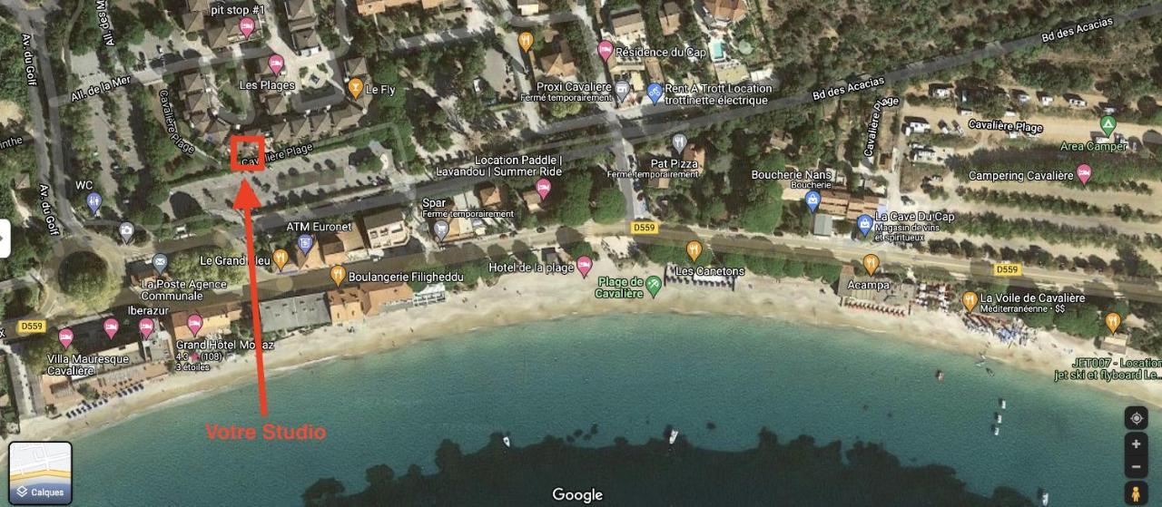 Magnifique Studio A 50M De La Plage De Cavaliere - Studio Tamarindo Le Lavandou Buitenkant foto